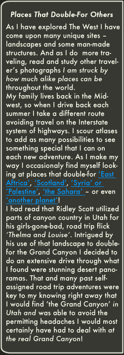 About places that double-for others