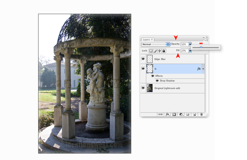 lower layer opacity and fill