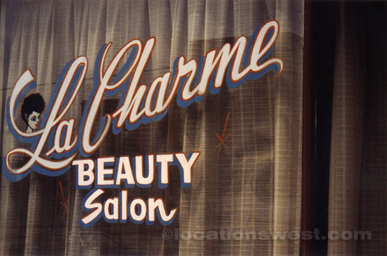 beauty shop window