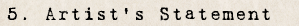 go to artists statement