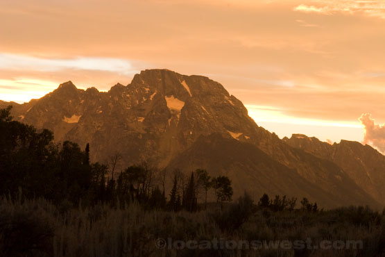 mountain sunset