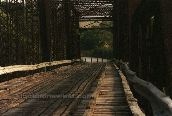 wood and steel bridge