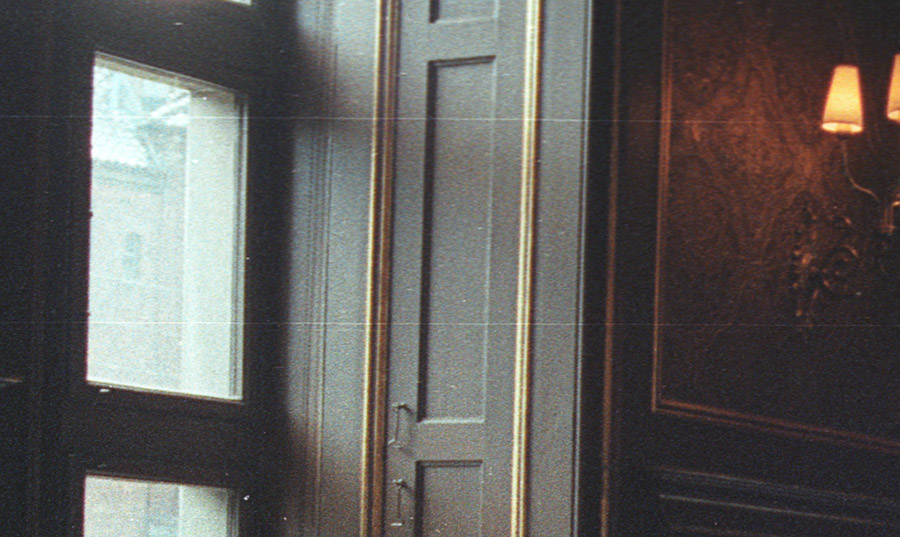 film detail of imperfections